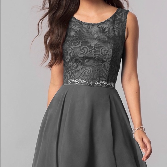 Short grey/silver dress - Picture 2 of 6